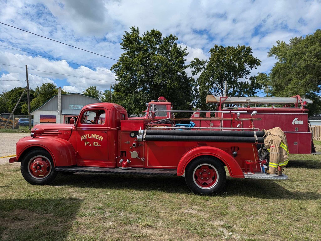 Aylmer Old Fire Department Truck