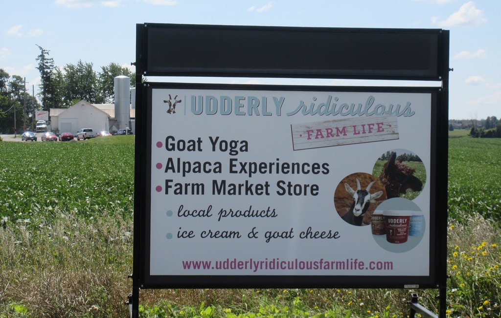 Udderly Ridiculous Farm Life Sign