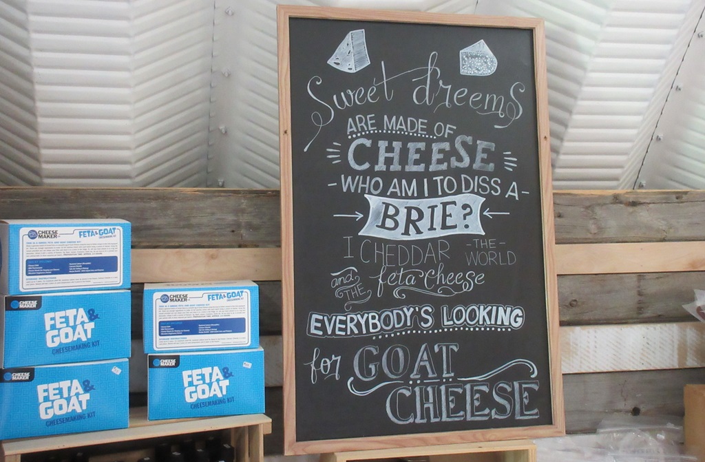 Udderly Ridiculous Farm Life Sign inside store