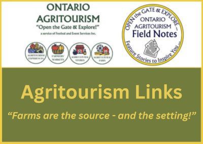 Agritourism Links… One Country Story