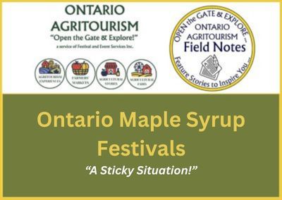 Ontario Maple Syrup Festivals