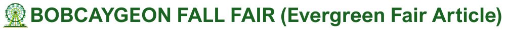 Bobcaygeon Fall Fair