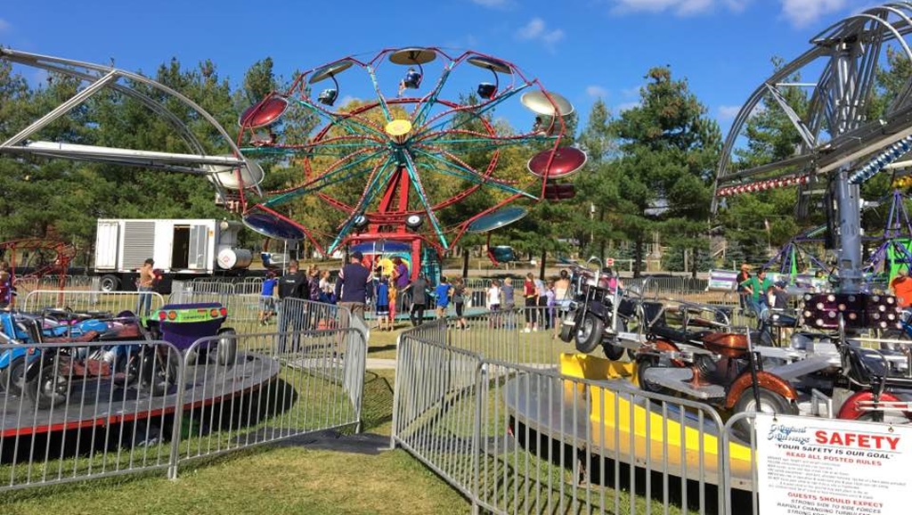 Rides in the Midway - Dorchester Fall Fair