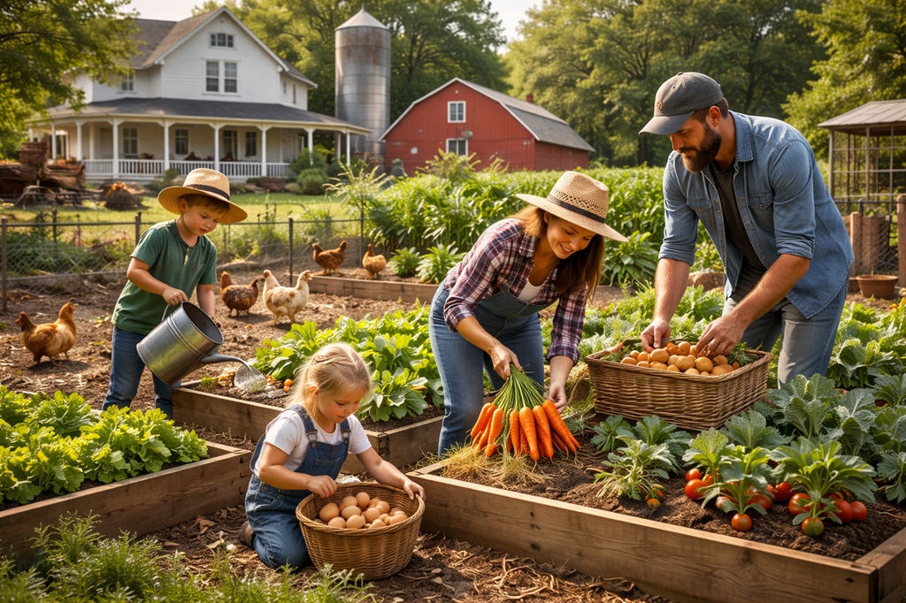 Homestead Family at Work