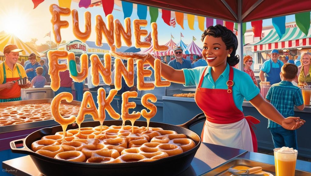 What kind of food at the fair