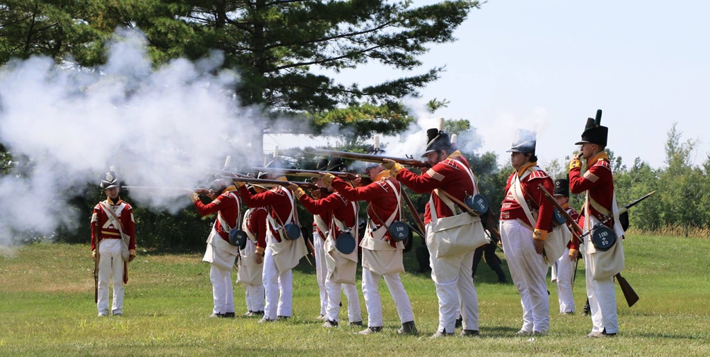 War of 1812 RE-enactment Battle - Upper Canada Village