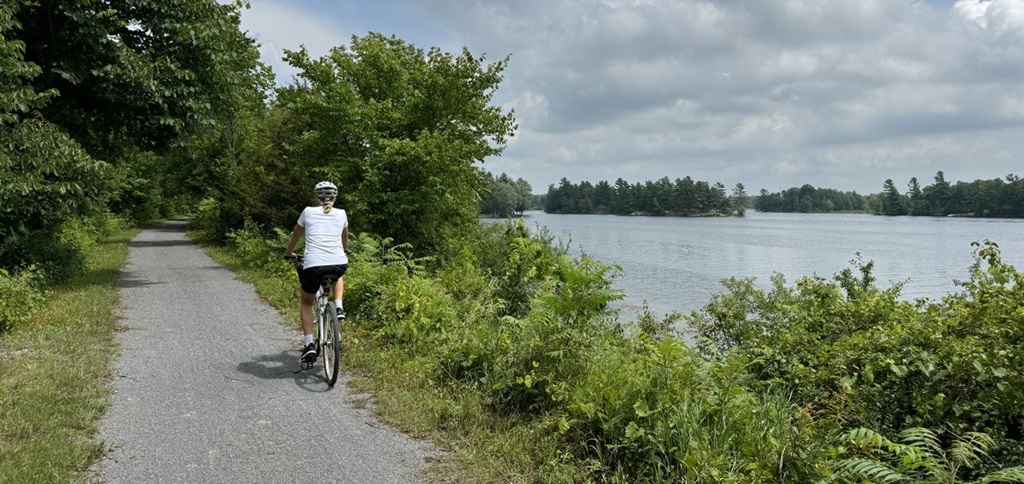 Biking on Country Trail