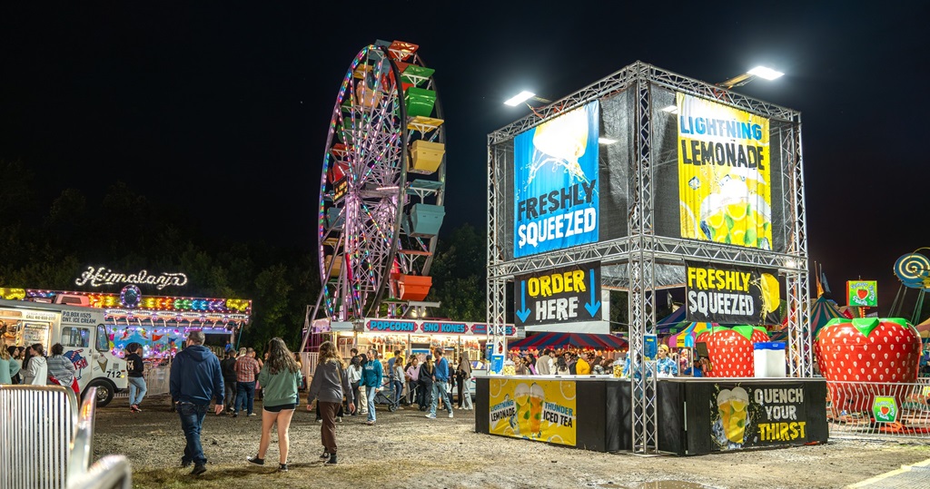 Midway at Night - Milton Fall Fair