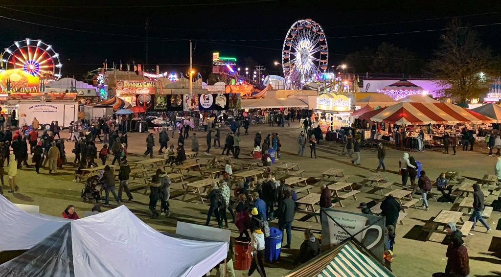 Fairgrounds at Night - Rockton World's Fair