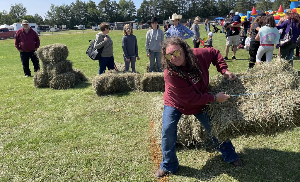 Hay Bale Toss - Trout Creek Fall Fair