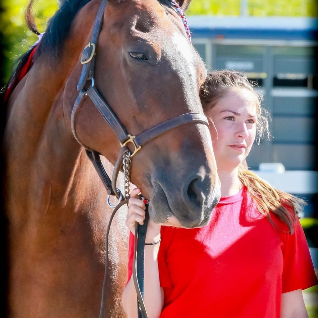Girl Holding Her Horse - Millbrook Spring Fair