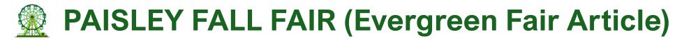 Paisley Fall Fair