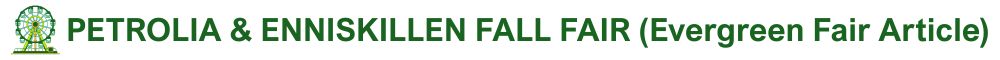 Petrolia and Enniskillen Fall Fair