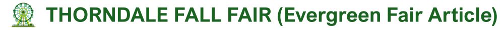 Thorndale Fall Fair