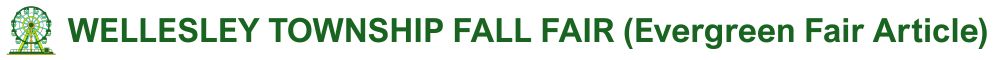 Wellesley Fall Fair